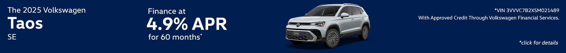 2025 Volkswagen Taos SE