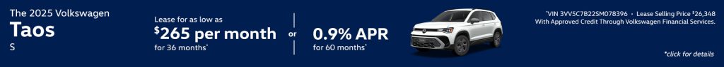2025 Volkswagen Taos S