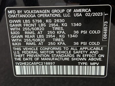 2023 Volkswagen Atlas Cross Sport 3.6L V6 SE w/Technology