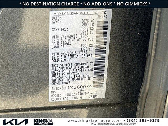 2023 Nissan Pathfinder Rock Creek