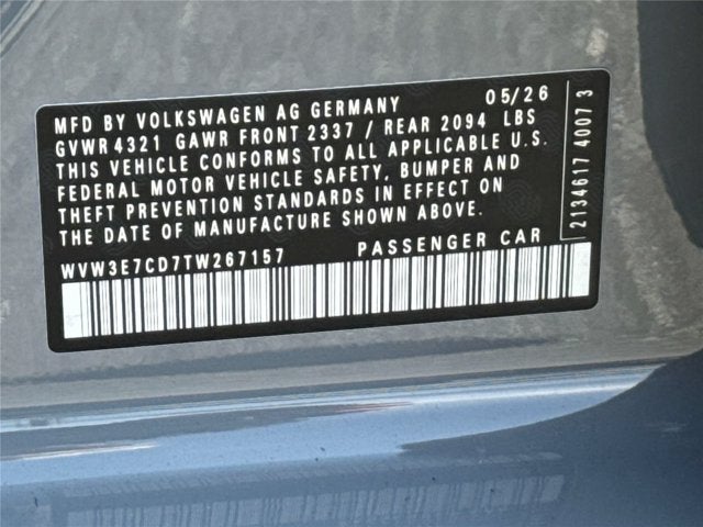 2026 Volkswagen Golf GTI SE