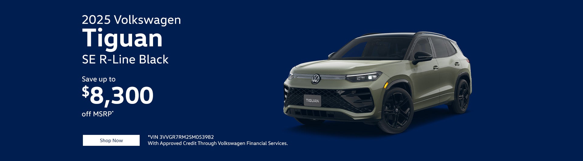 2025 Volkswagen Tiguan SE R-Line Black