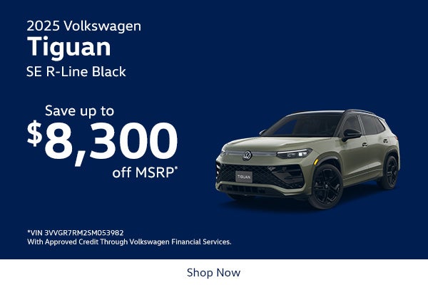 2025 Volkswagen Tiguan SE R-Line Black