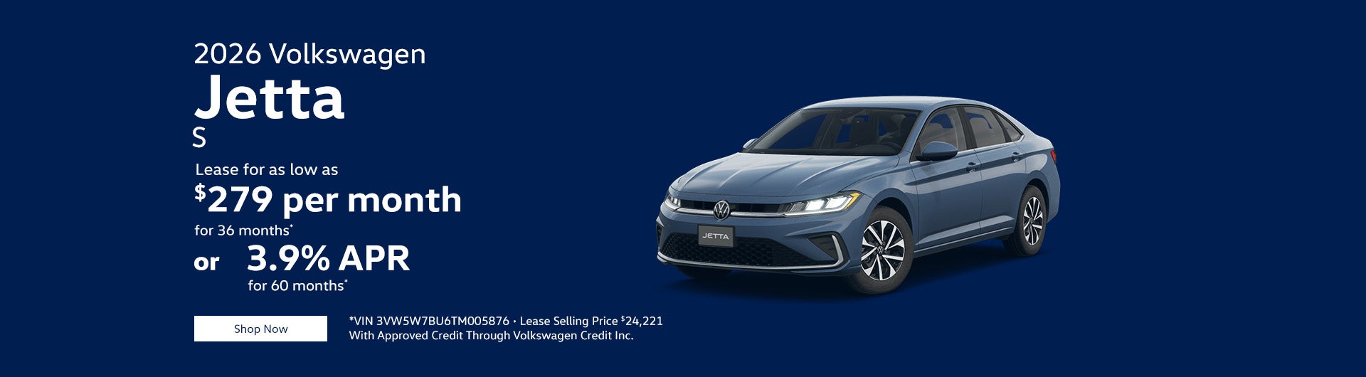 2026 Volkswagen Jetta S