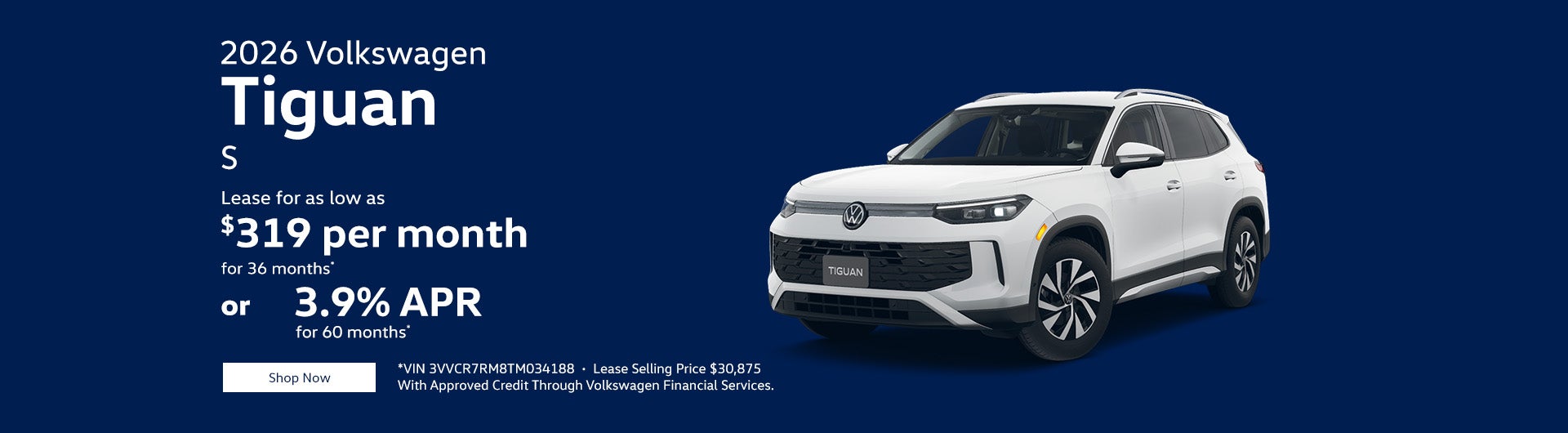 2026 Volkswagen Tiguan S