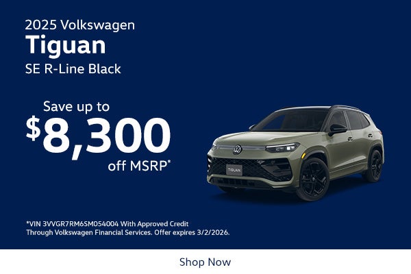 2025 Volkswagen Tiguan SE R-Line Black