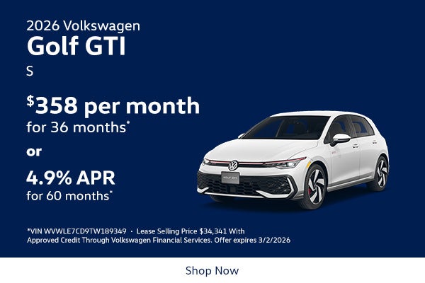 2026 Volkswagen Golf GTI S