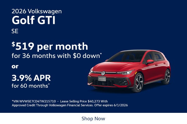 2026 Volkswagen Golf GTI SE