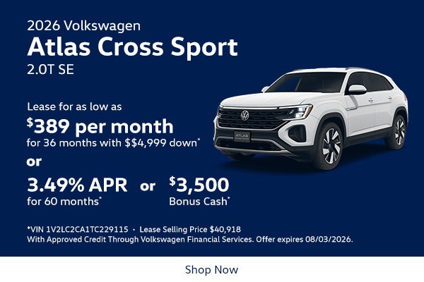 2026 Volkswagen Atlas Cross Sport 2.0T SE