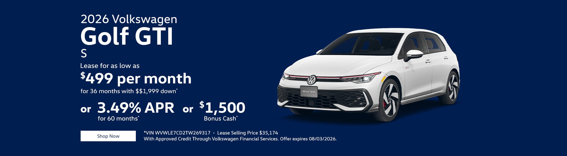 2026 Volkswagen Golf GTI S