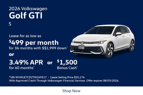 2026 Volkswagen Golf GTI S