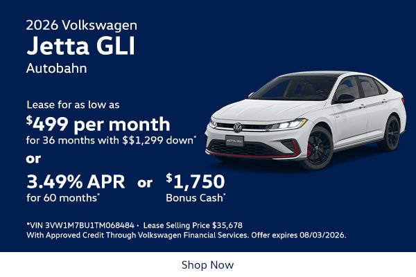2026 Volkswagen Jetta GLI Autobahn