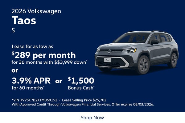 2026 Volkswagen Taos S