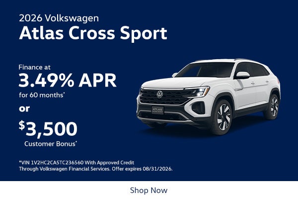 2026 Volkswagen Atlas Cross Sport 2.0T SE w/Technology