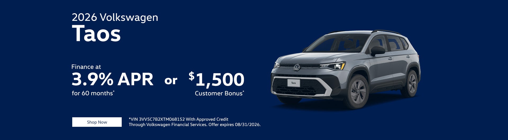 2026 Volkswagen Taos S