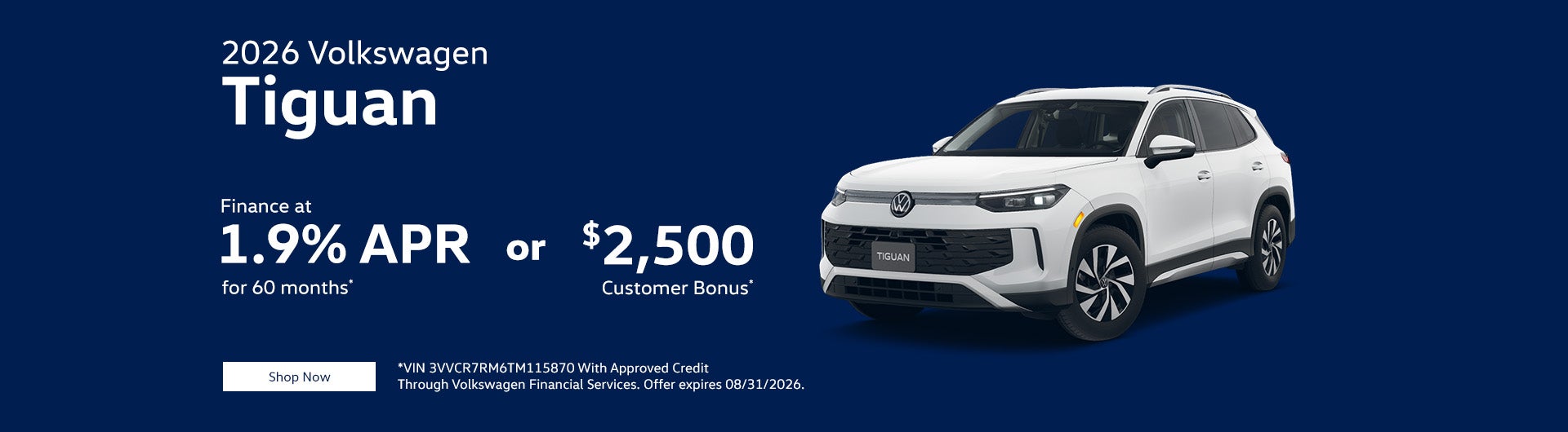 2026 Volkswagen Tiguan S