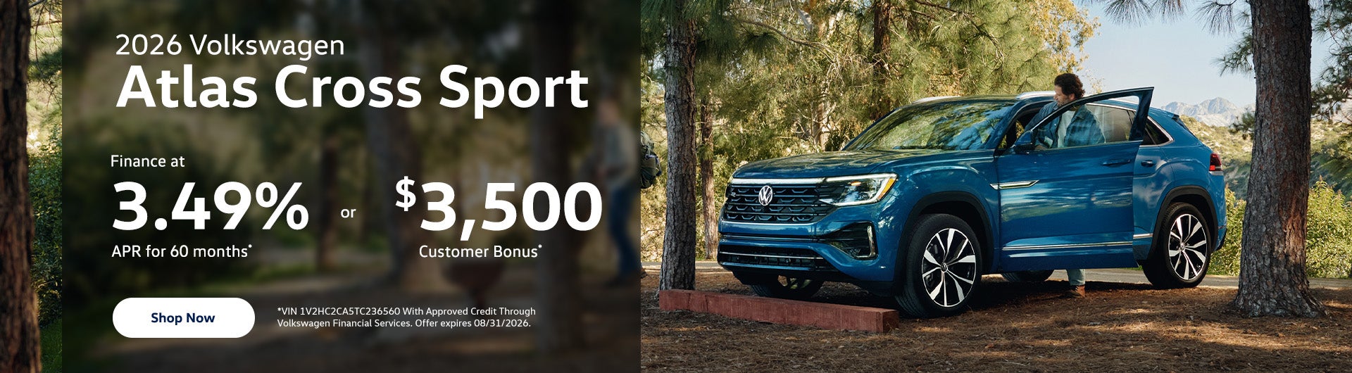 2026 Volkswagen Atlas Cross Sport 2.0T SE w/Technology