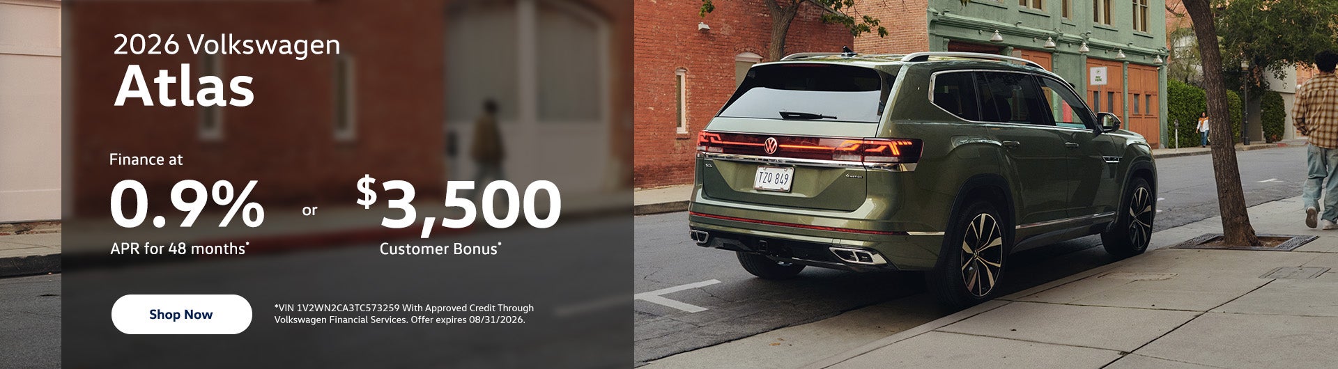 2026 Volkswagen Atlas 2.0T SE w/Technology