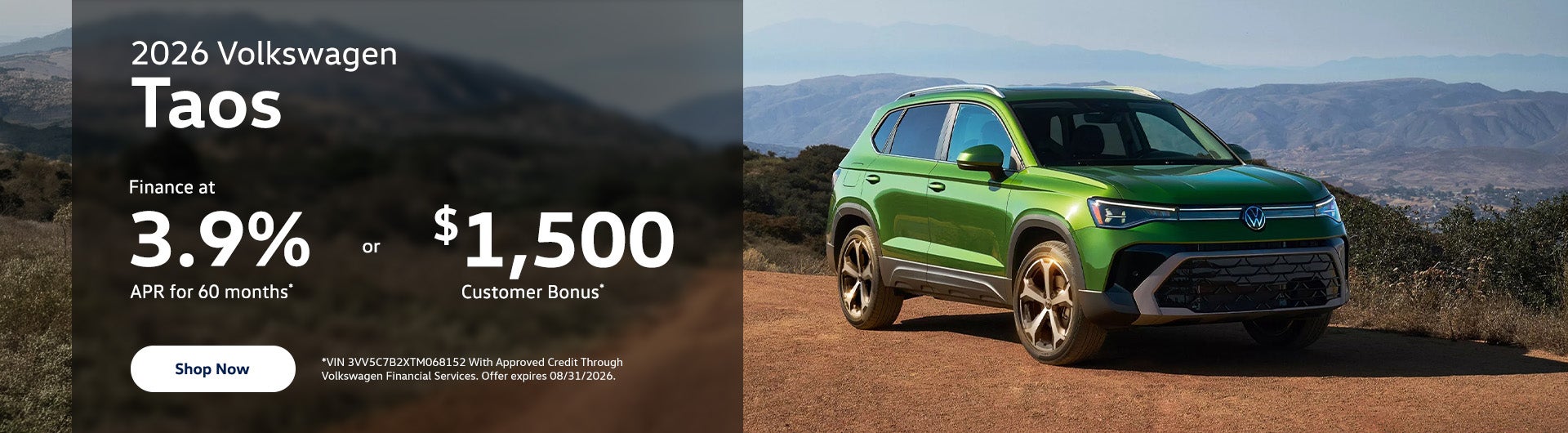 2026 Volkswagen Taos S