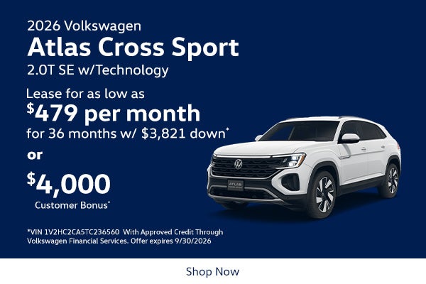 2026 Volkswagen Atlas Cross Sport 2.0T SE w/Technology