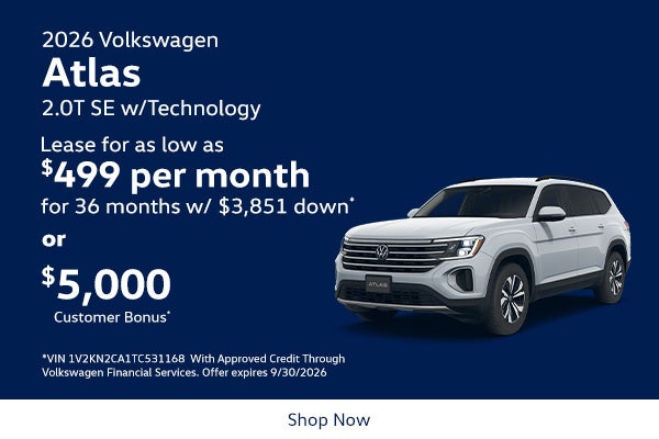 2026 Volkswagen Atlas 2.0T SE w/Technology