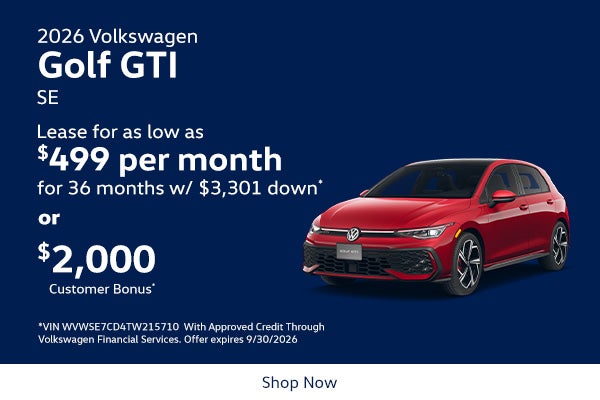 2026 Volkswagen Golf GTI SE