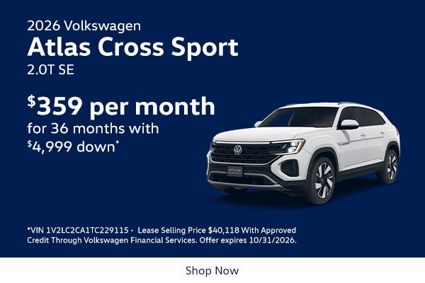 2026 Volkswagen Atlas Cross Sport 2.0T SE