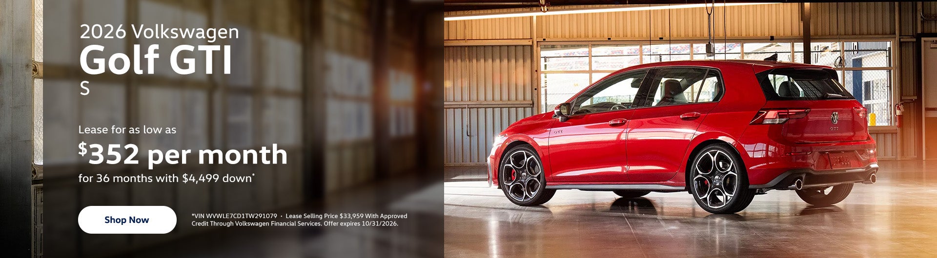 2026 Volkswagen Golf GTI SE