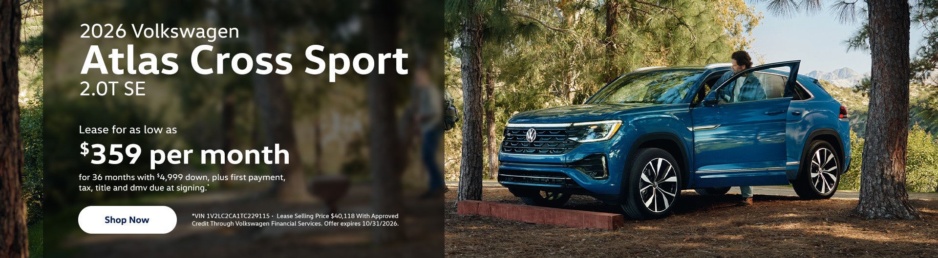 2026 Volkswagen Atlas Cross Sport 2.0T SE