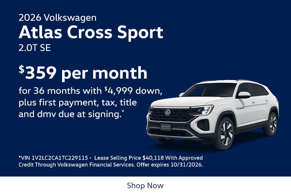 2026 Volkswagen Atlas Cross Sport 2.0T SE