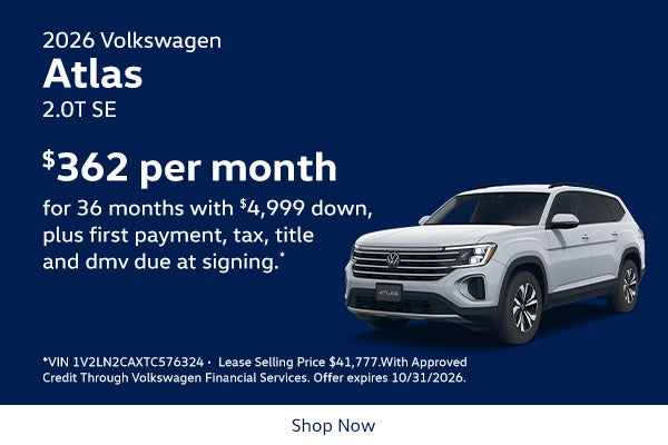 2026 Volkswagen Atlas 2.0T SE 