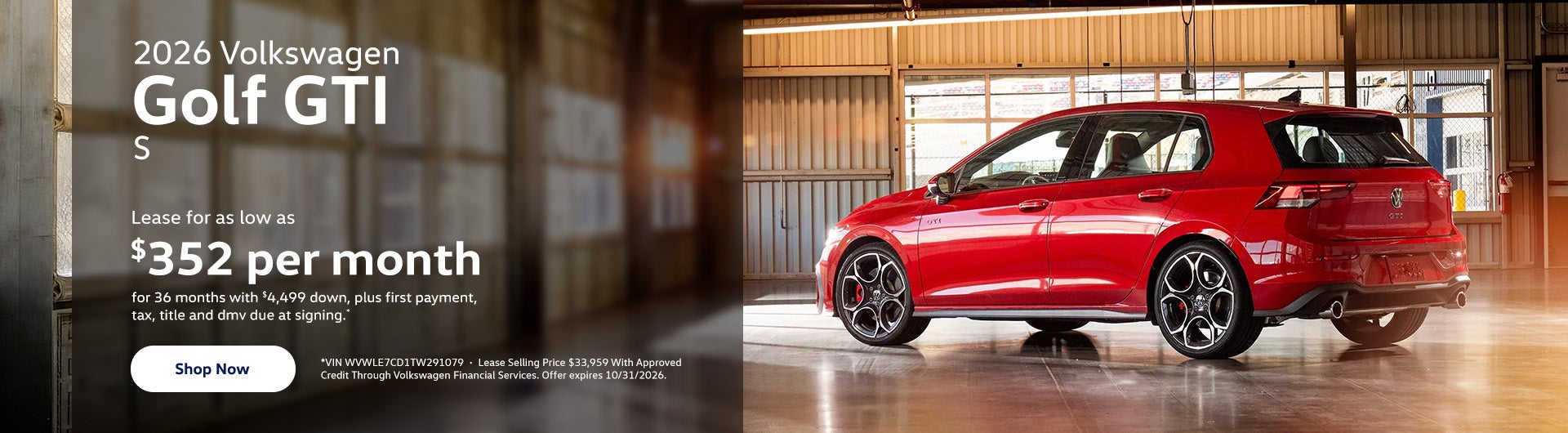 2026 Volkswagen Golf GTI SE