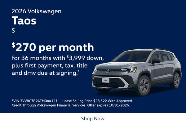 2026 Volkswagen Taos S