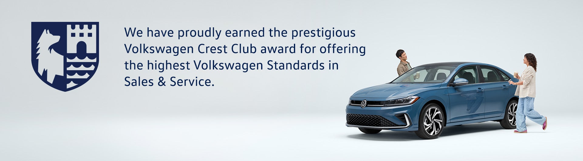 Prestigious Volkswagen Crest Club award