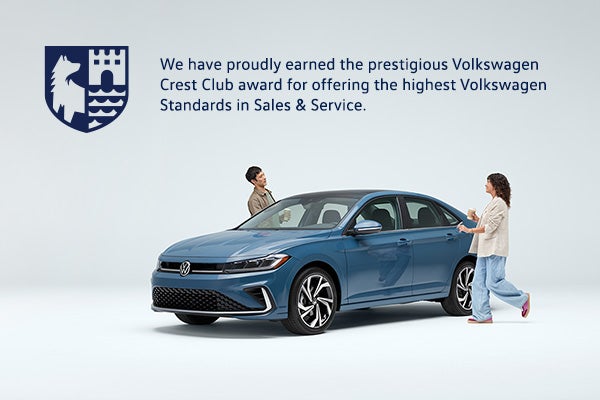 Prestigious Volkswagen Crest Club award