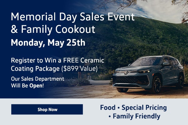 Memorial Day Sales Event