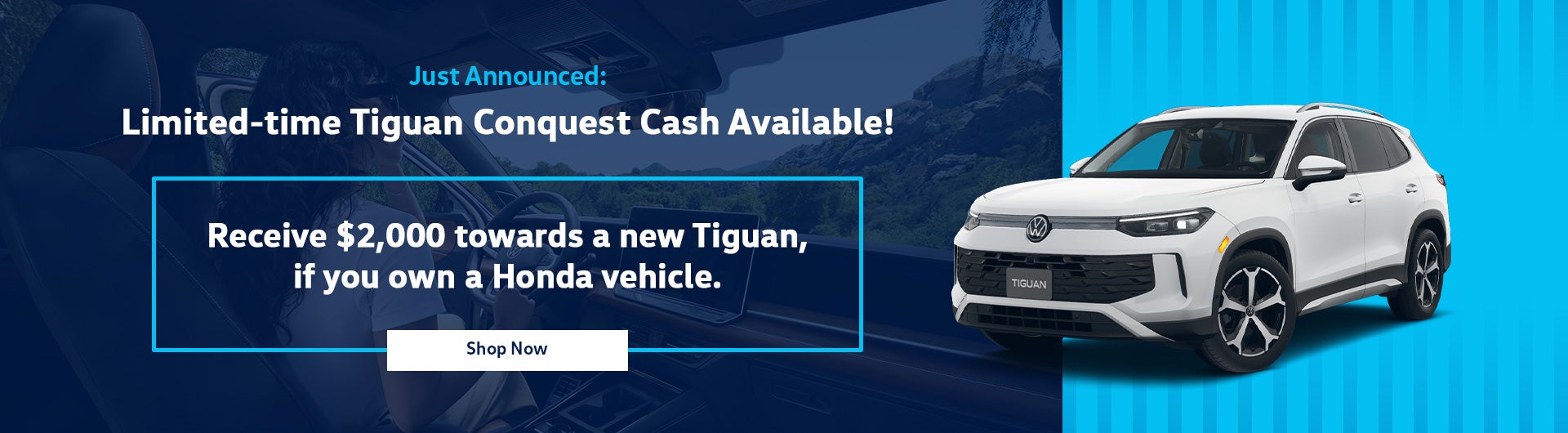 Tiguan conquest cash