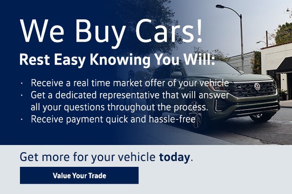 We buy cars